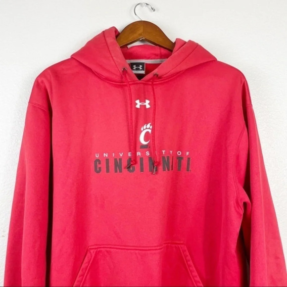 Under Armour‎ Cincinnati Red Sweatshirt Hoodie Size  Large - Picture 2 of 8